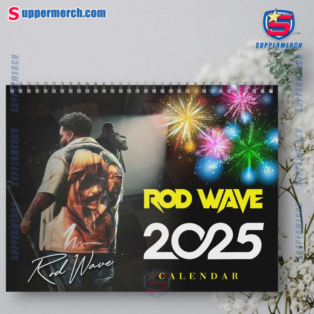 Rod Wave Wall Hanging Calendar 2025 VQ67c3B
