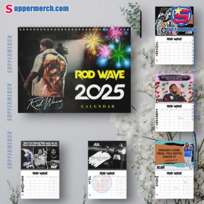 Rod Wave Wall Hanging Calendar 2025-a oym6Uwa