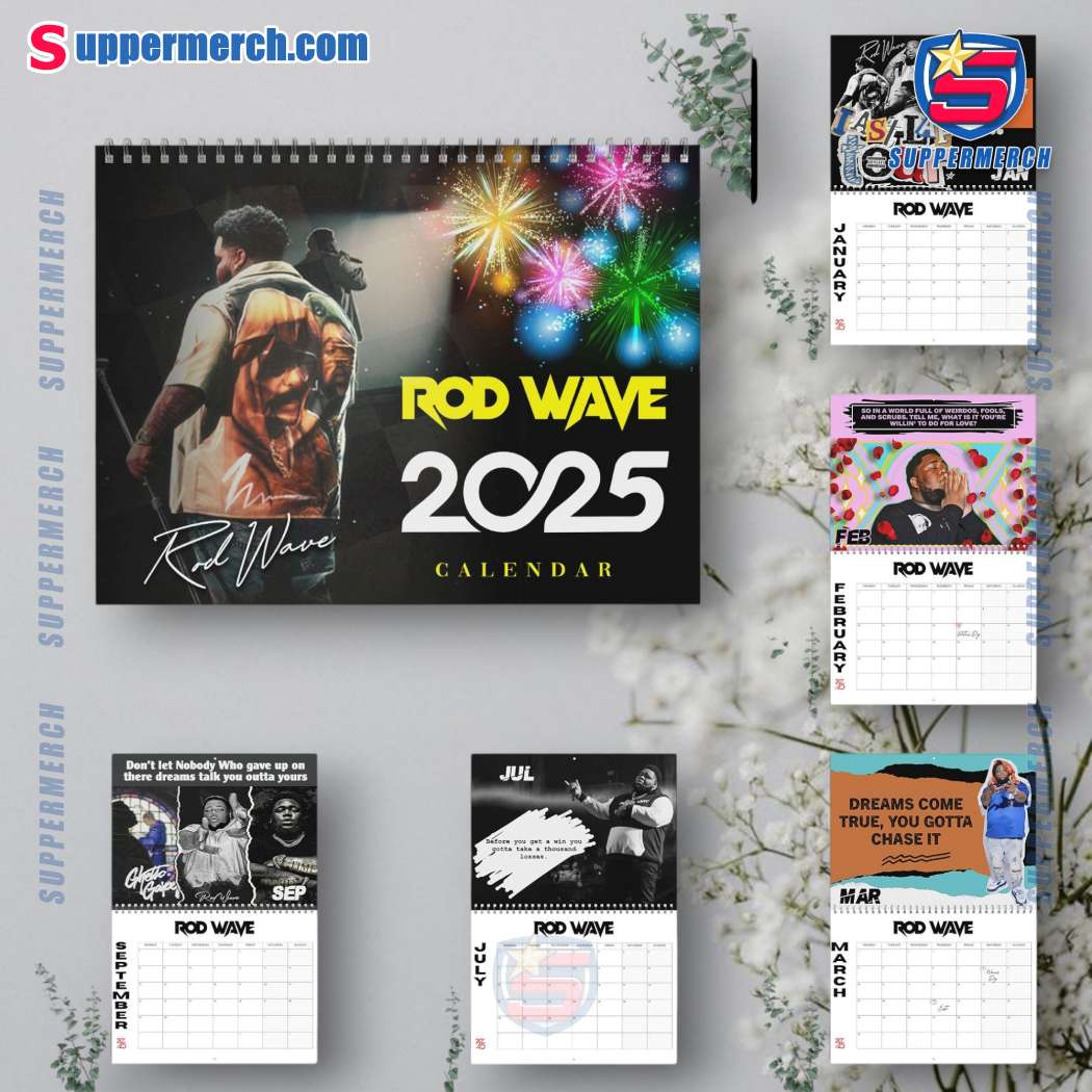 Rod Wave Wall Hanging Calendar 2025-a oym6Uwa