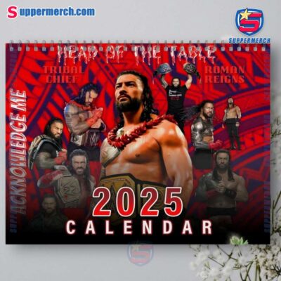 Roman Reigns WWE Wall Hanging Calendar 2025-a SZxWQkO