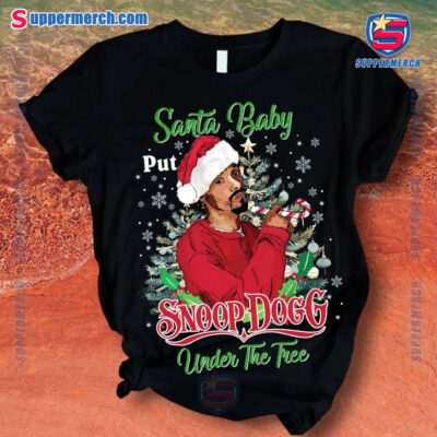 Santa Baby Put Snoop Dogg Under The Tree Xmas Pajamas Set-a 3JeSWy7