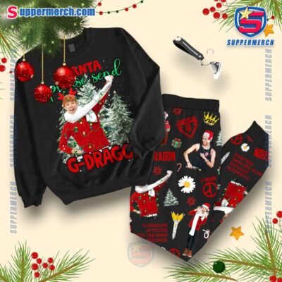 Santa Please Send G-Dragon Pajamas Set SNc4Q2U
