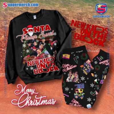 Santa Please Send New Kids On The Block Pajamas Set hfZIQ50