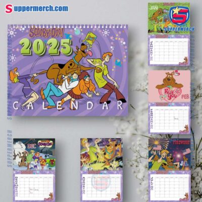Scooby-doo Wall Hanging Calendar 2025 wvYdsl5
