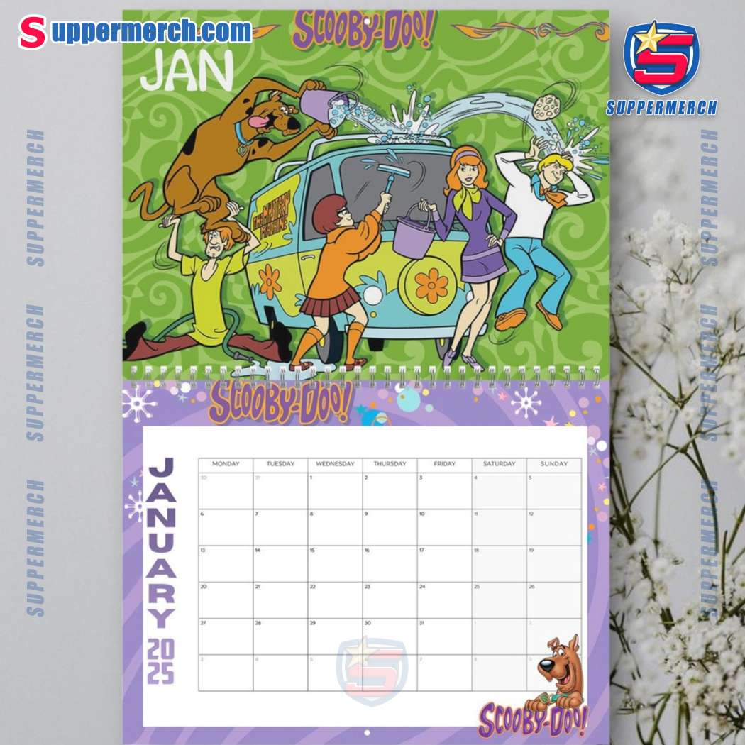 Scooby-doo Wall Hanging Calendar 2025-b N9vtQZ2