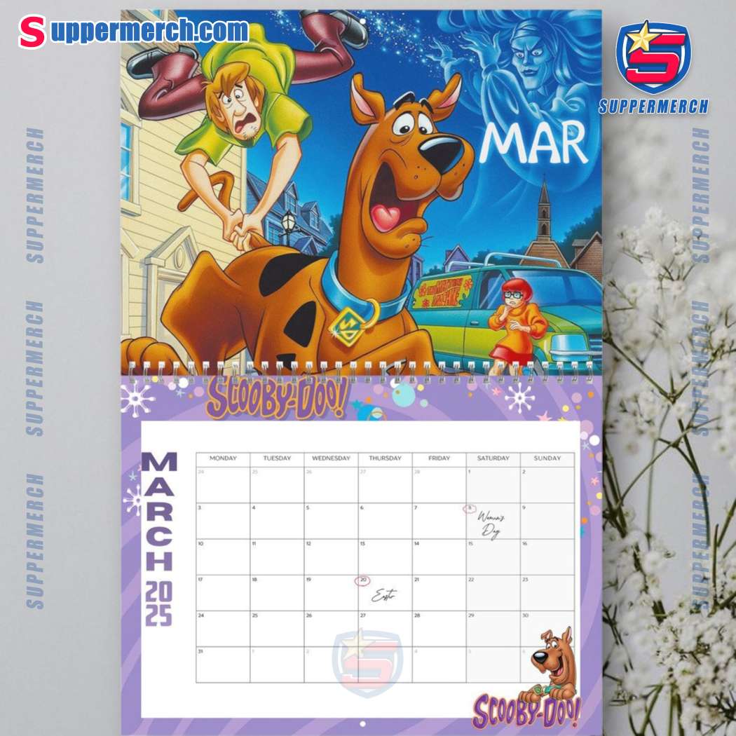 Scooby-doo Wall Hanging Calendar 2025-x 4JzXN3F