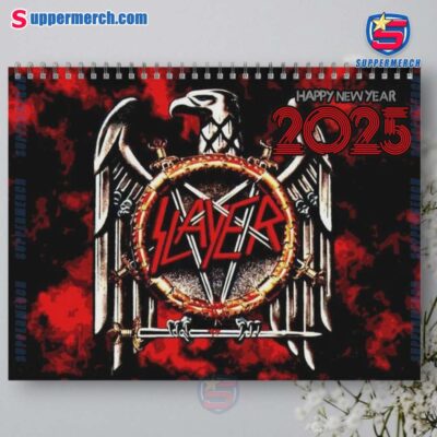 Slayer Band Wall Hanging Calendar 2025 ych9gOJ