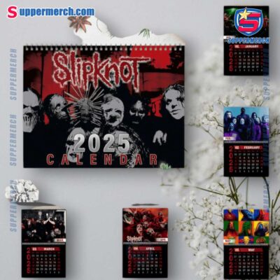 Slipknot Music Wall Hanging Calendar 2025 VtJwQse
