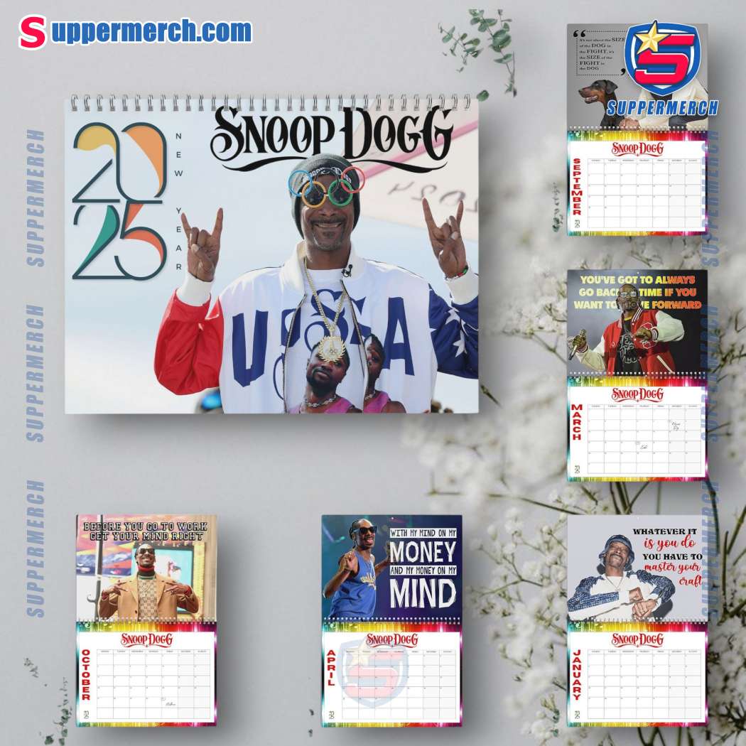 Snoop Dogg Wall Hanging Calendar 2025-a XwB7mhe
