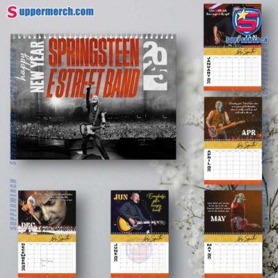 Springsteen And E Street Band Wall Hanging Calendar 2025-a 4QJsInB