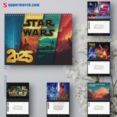 Star Wars Wall Hanging Calendar 2025 GpugW9I