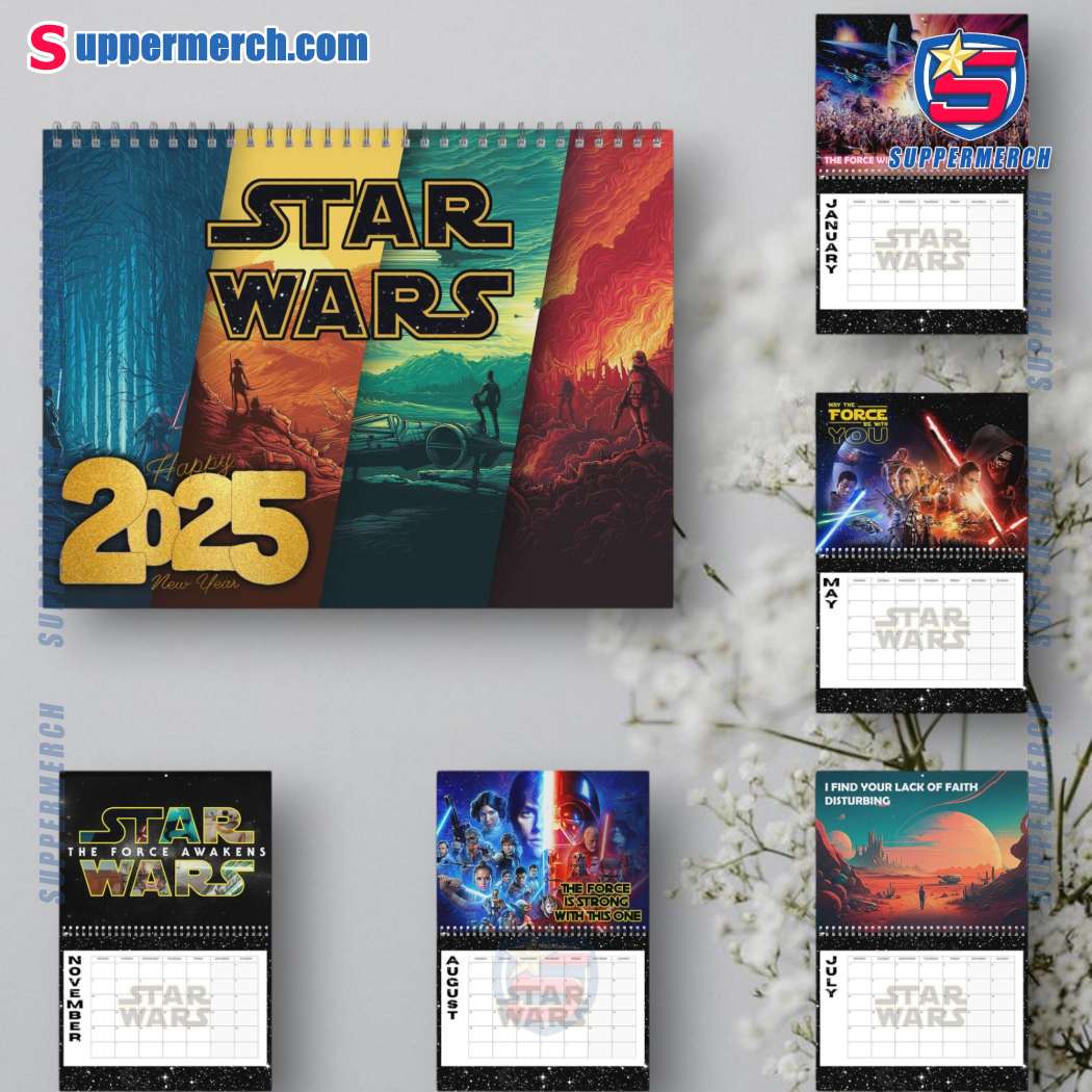 Star Wars Wall Hanging Calendar 2025 GpugW9I