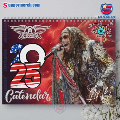 Steven Tyler Aerosmith Wall Hanging Calendar 2025-a fnMrVBL