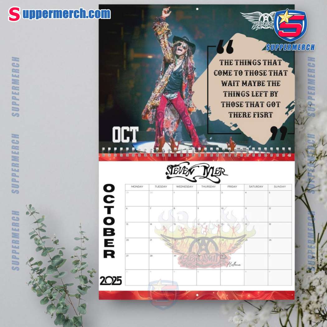 Steven Tyler Aerosmith Wall Hanging Calendar 2025-x 9dhXNJI