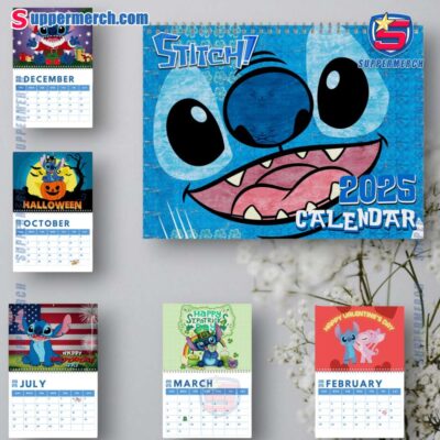 Stitch Wall Hanging Calendar 2025 70sS9p6