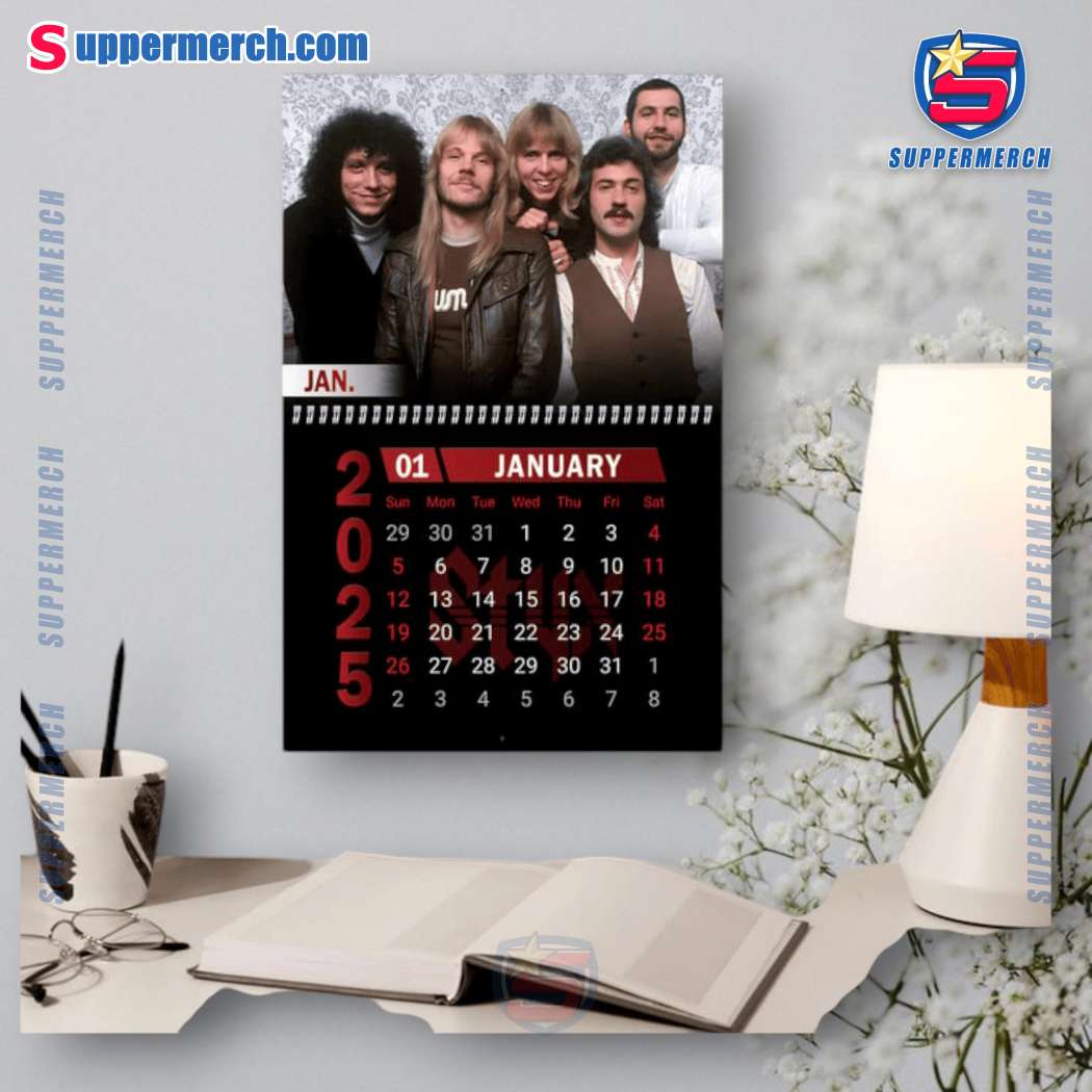 Styx Music Wall Hanging Calendar 2025-b qnlVh6x