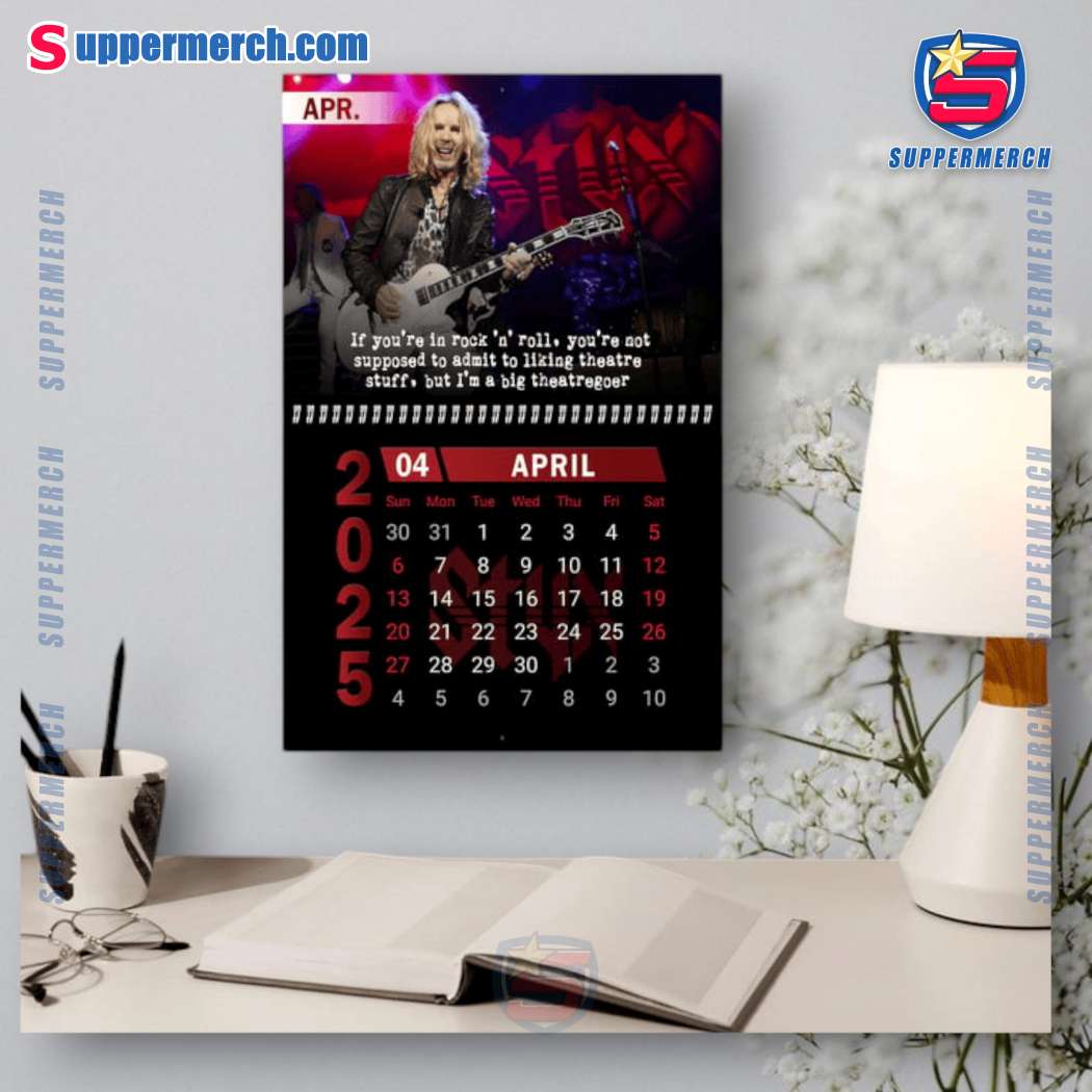 Styx Music Wall Hanging Calendar 2025-y SV14zUR