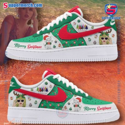 Taylor Swift Tis The Damn Season Christmas Holiday Air Force Shoes vH9qJ2P
