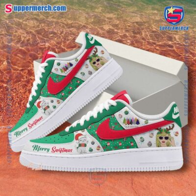 Taylor Swift Tis The Damn Season Christmas Holiday Air Force Shoes-a FbhZGKc
