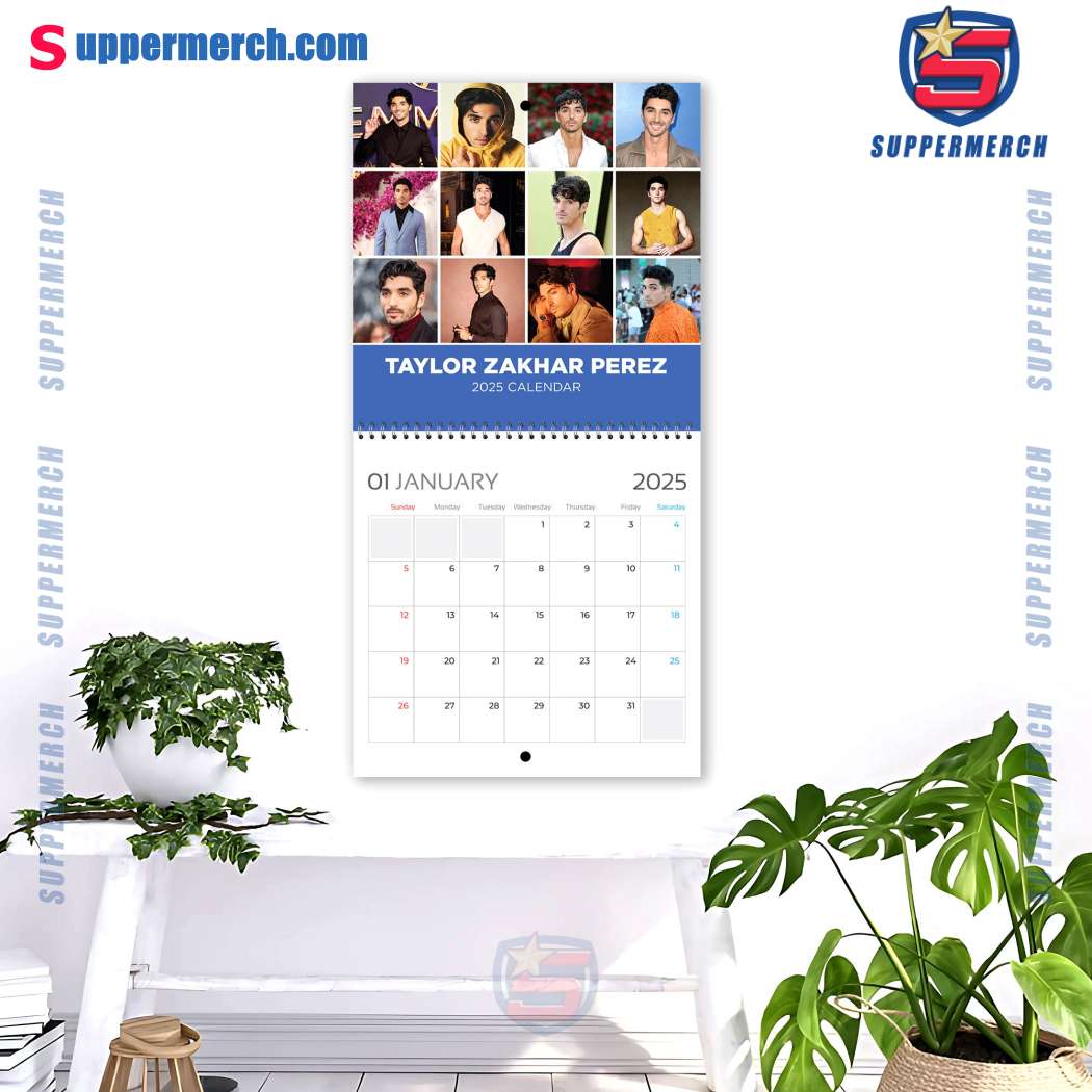 Taylor Zakhar Perez Wall Hanging Calendar 2025-b y8zTq2H