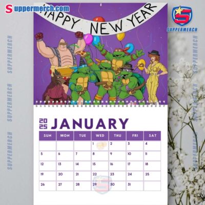 Teenage Mutant Ninja Turtles Wall Hanging Calendar 2025-a AYvTZ2u