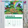 Teenage Mutant Ninja Turtles Wall Hanging Calendar 2025-c bmEN8h9