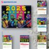Teenage Mutant Ninja Turtles Wall Hanging Calendar 2025 O3p74uQ