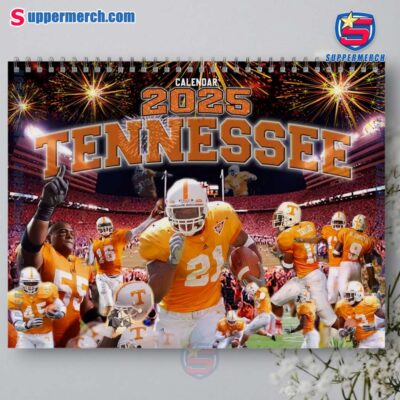 Tennessee Volunteers Wall Hanging Calendar 2025-a 6Aw5ZLx