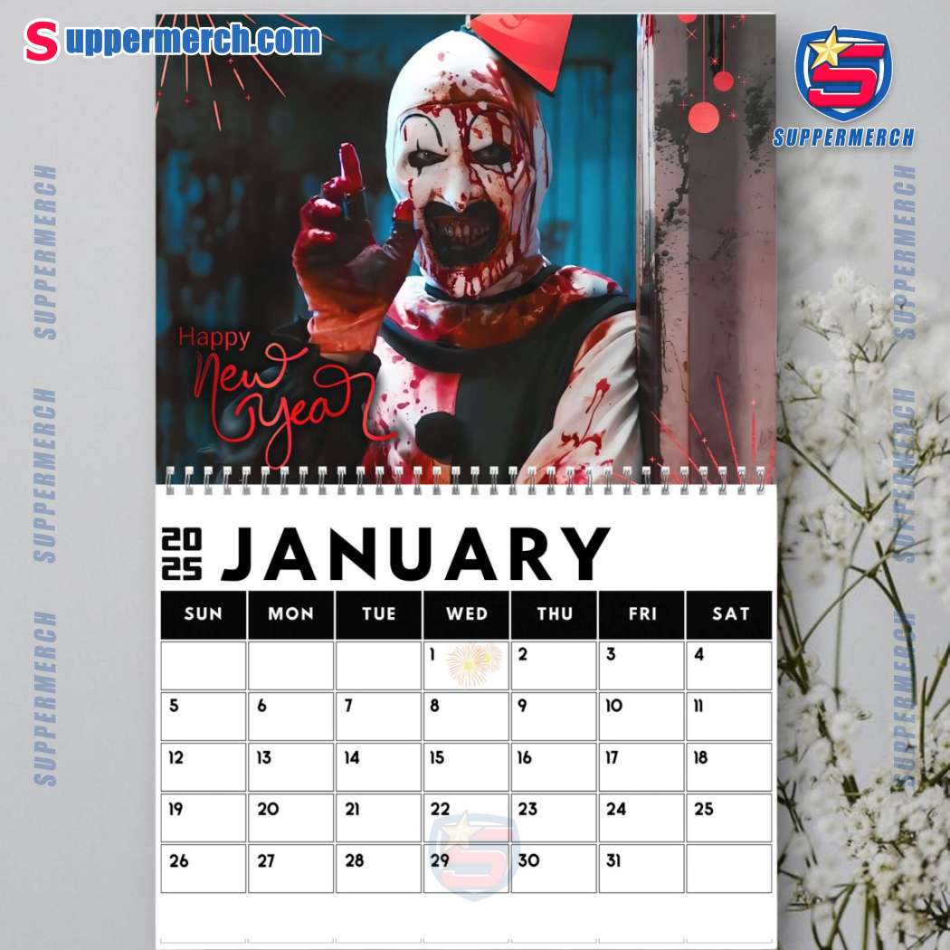 Terrifier Wall Hanging Calendar 2025-b dKC57Ot