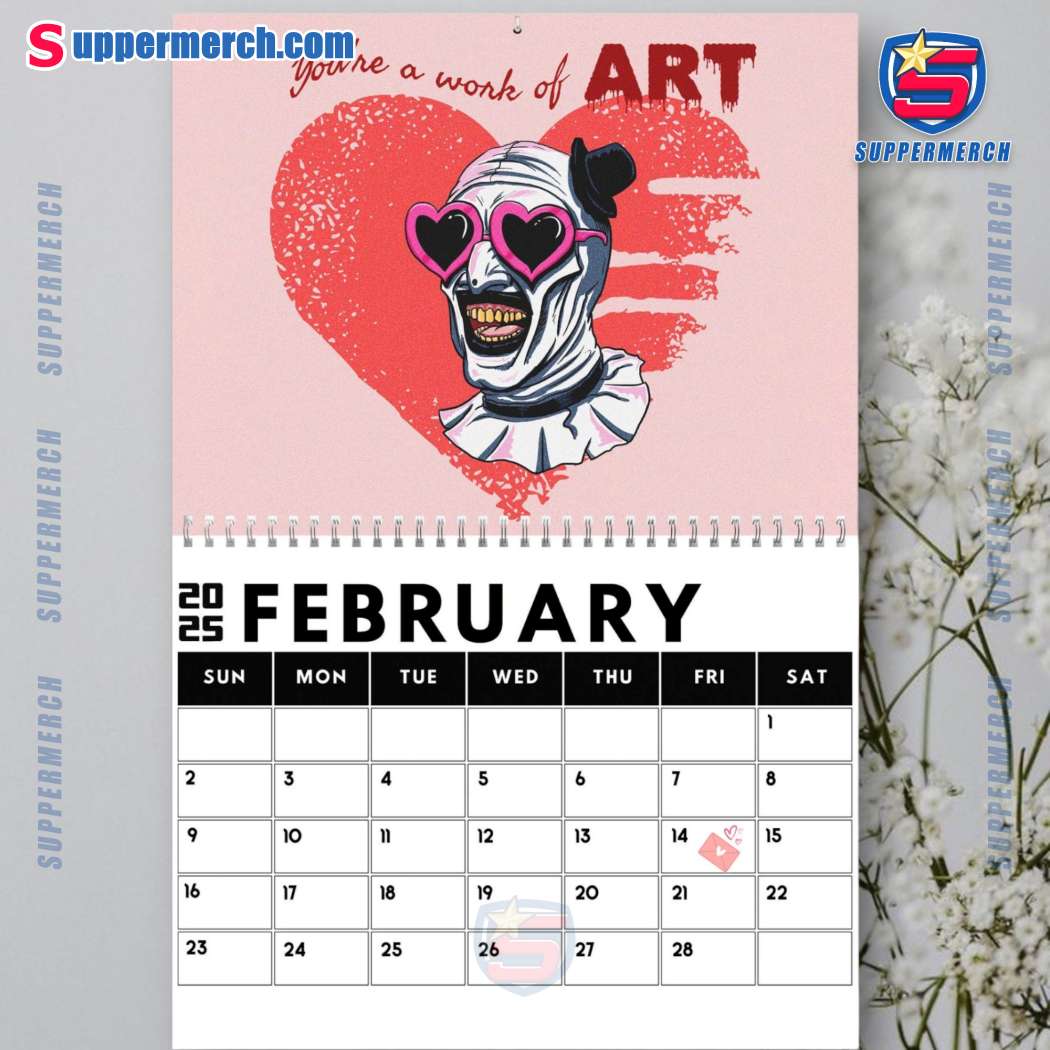 Terrifier Wall Hanging Calendar 2025-c L7QzkVb