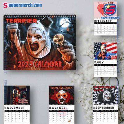 Terrifier Wall Hanging Calendar 2025 0XlQh9J