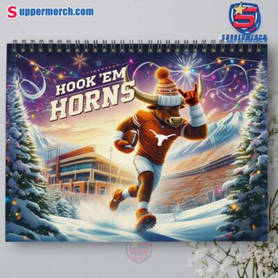 Texas Longhorns Wall Hanging Calendar 2025-a jvw4lIe