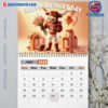 Texas Longhorns Wall Hanging Calendar 2025-z btp0LTo