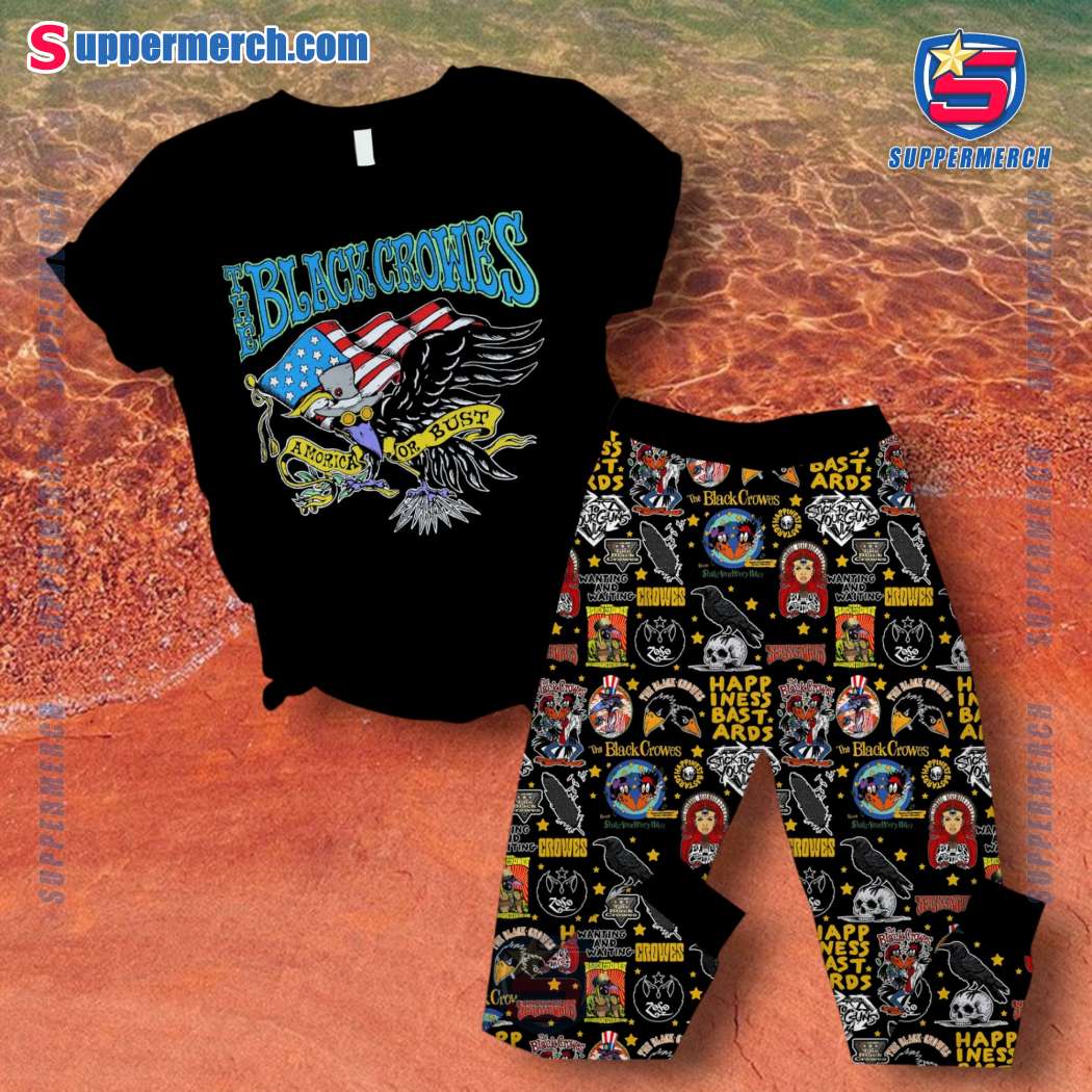 The Black Crowes Amorica Or Bust Pajamas Set FgNPcvU