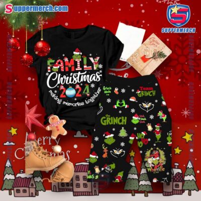 The Grinch Family Christmas 2024 Making Memories Together Pajamas Set 36GpRvo