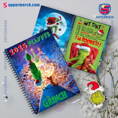 The Grinch My Day I'm Booked 2025 Daily Planner NFfKGCJ