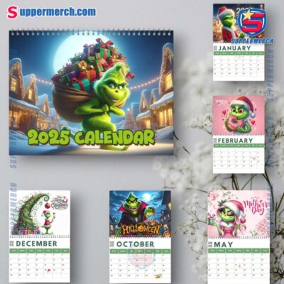 The Grinch Wall Hanging Calendar 2025 KfIvkQG