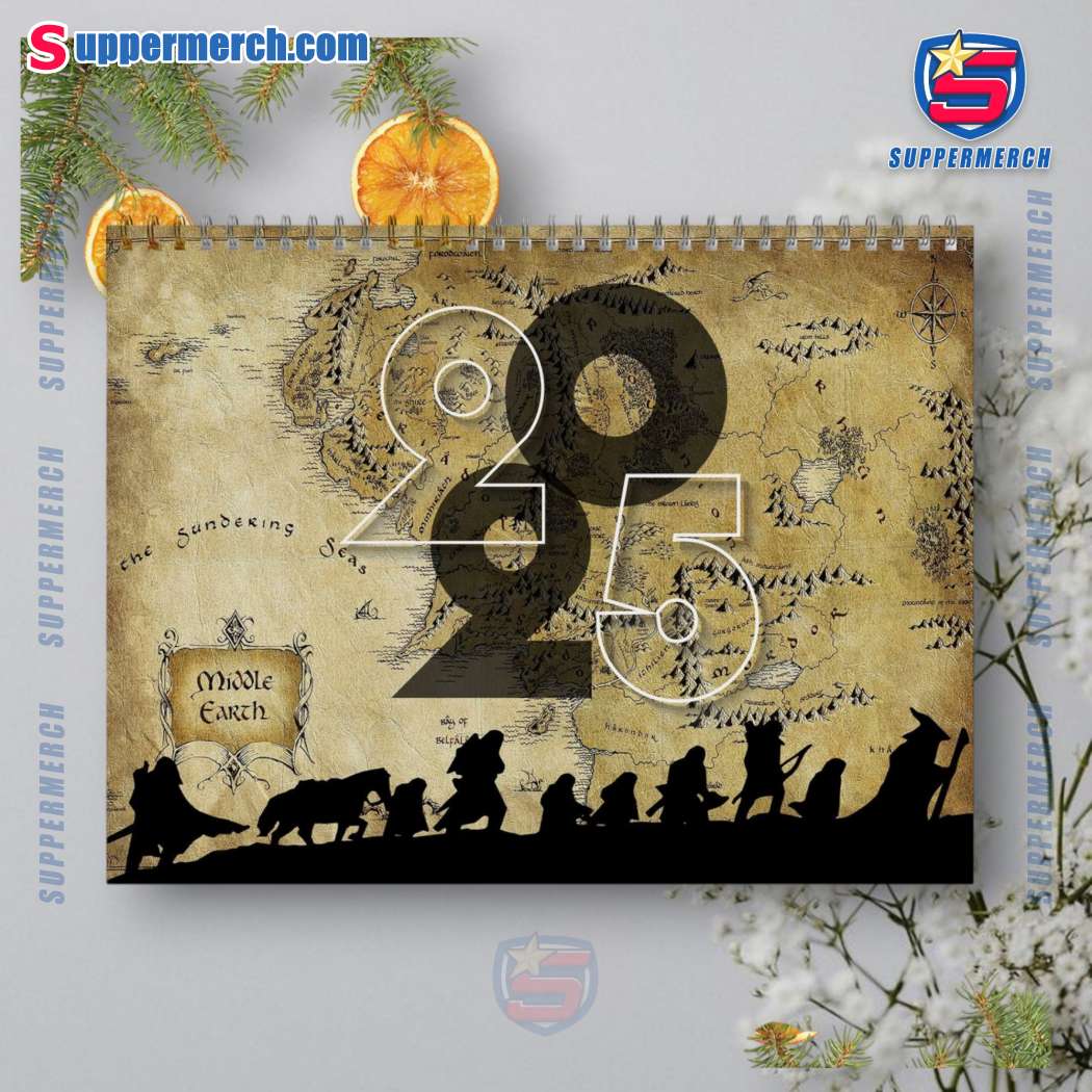 The Lord Of The Rings Wall Hanging Calendar 2025-a bYvltzQ