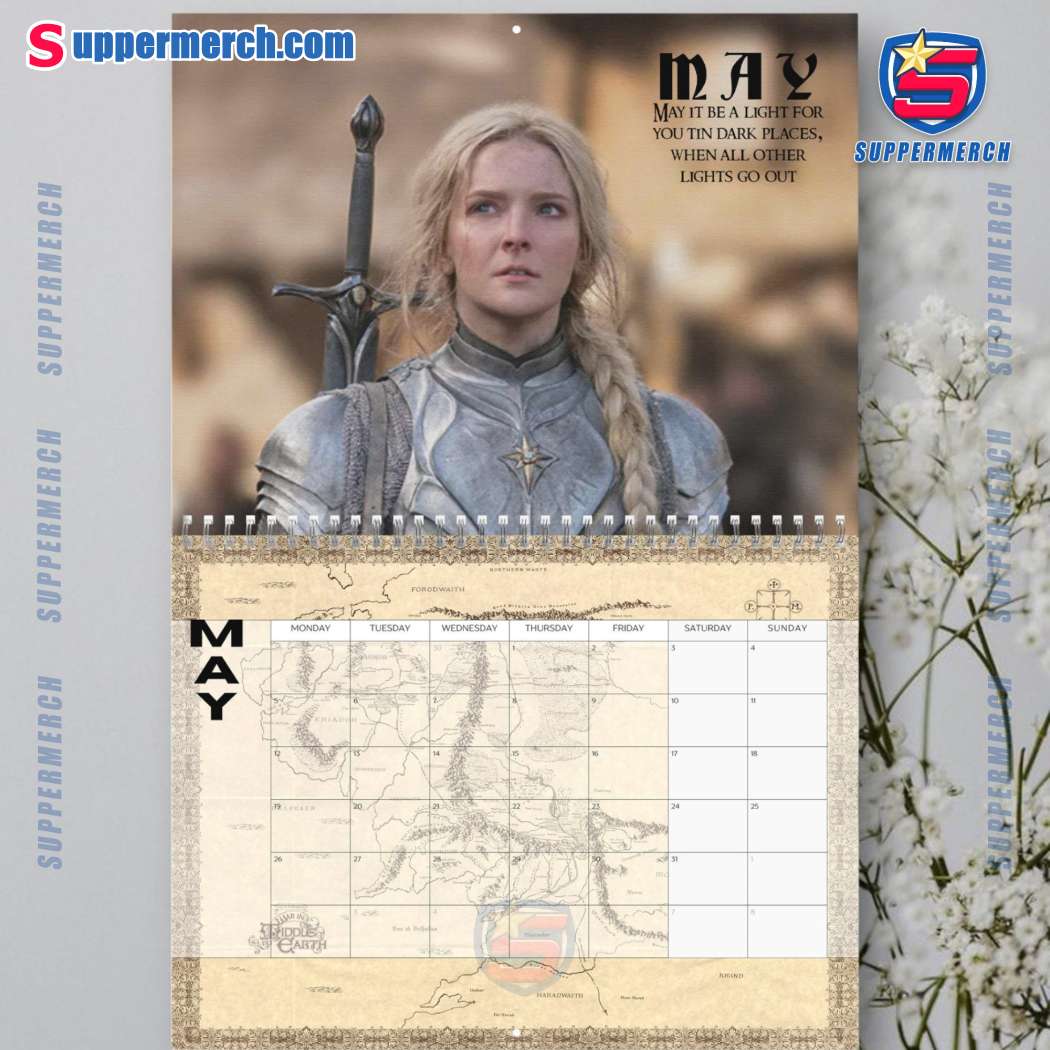 The Lord Of The Rings Wall Hanging Calendar 2025-z Nvt3OE9