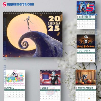 The Nightmare Before Christmas Wall Hanging Calendar 2025 xCRvA4L