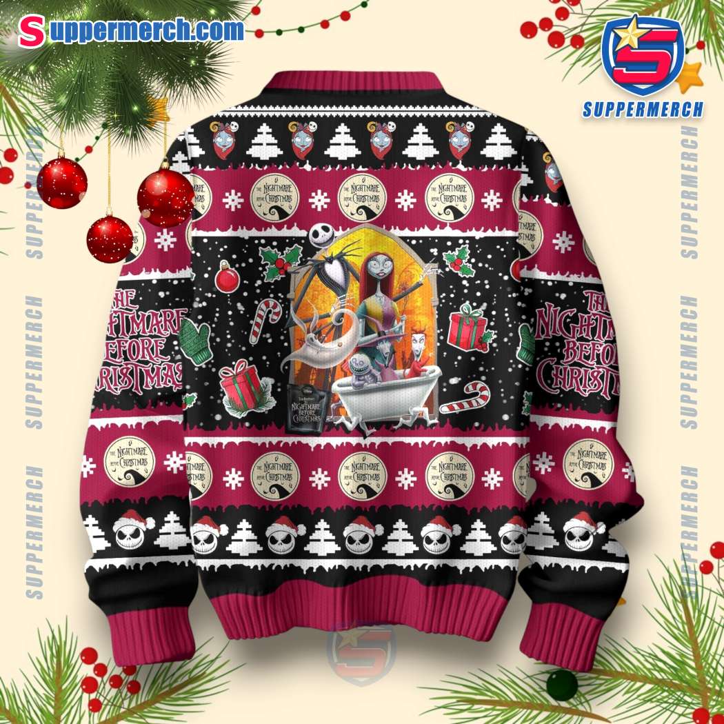 The Nightmare Before Christmas You Are My Happy Ending Ugly Christmas Sweater-b Cj0eovX