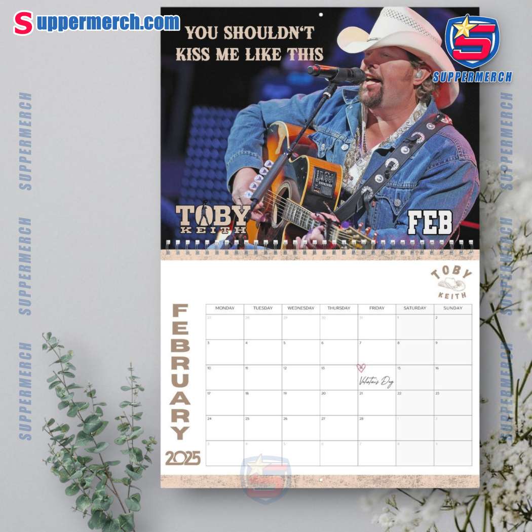 Toby Keith Wall Hanging Calendar 2025-x wDqyasf
