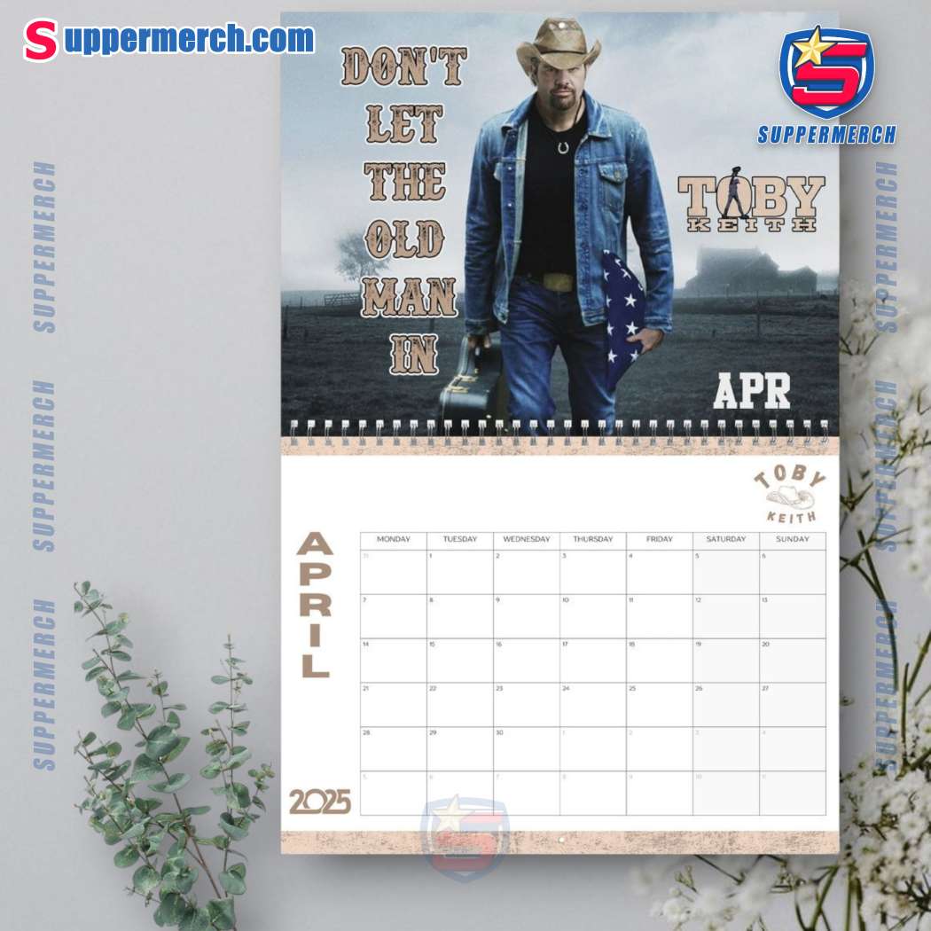 Toby Keith Wall Hanging Calendar 2025-y Kl4M1Ak