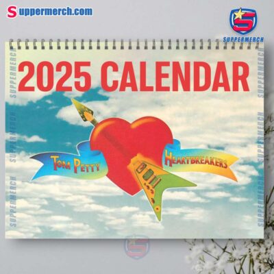 Tom Petty And The Heartbreakers Wall Hanging Calendar 2025-a QAIDGtK