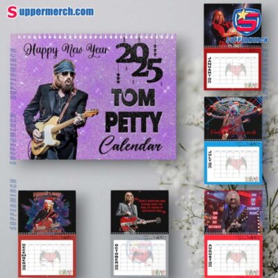 Tom Petty Wall Hanging Calendar 2025 UuANrhx