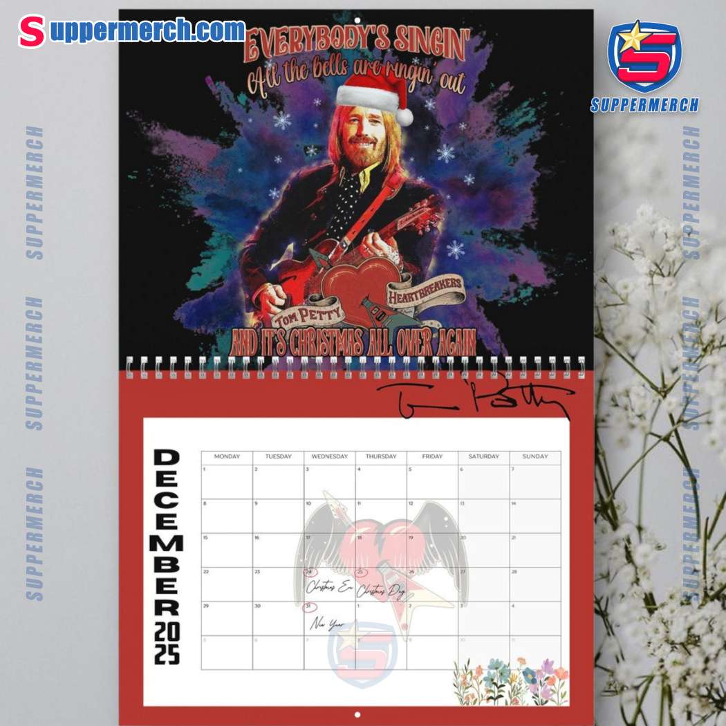 Tom Petty Wall Hanging Calendar 2025-a q0AJCTg