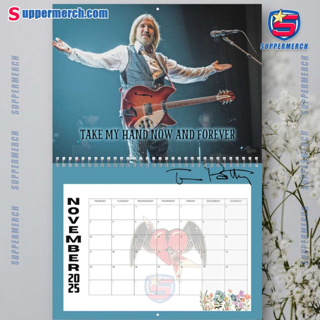 Tom Petty Wall Hanging Calendar 2025-b GpTntiy