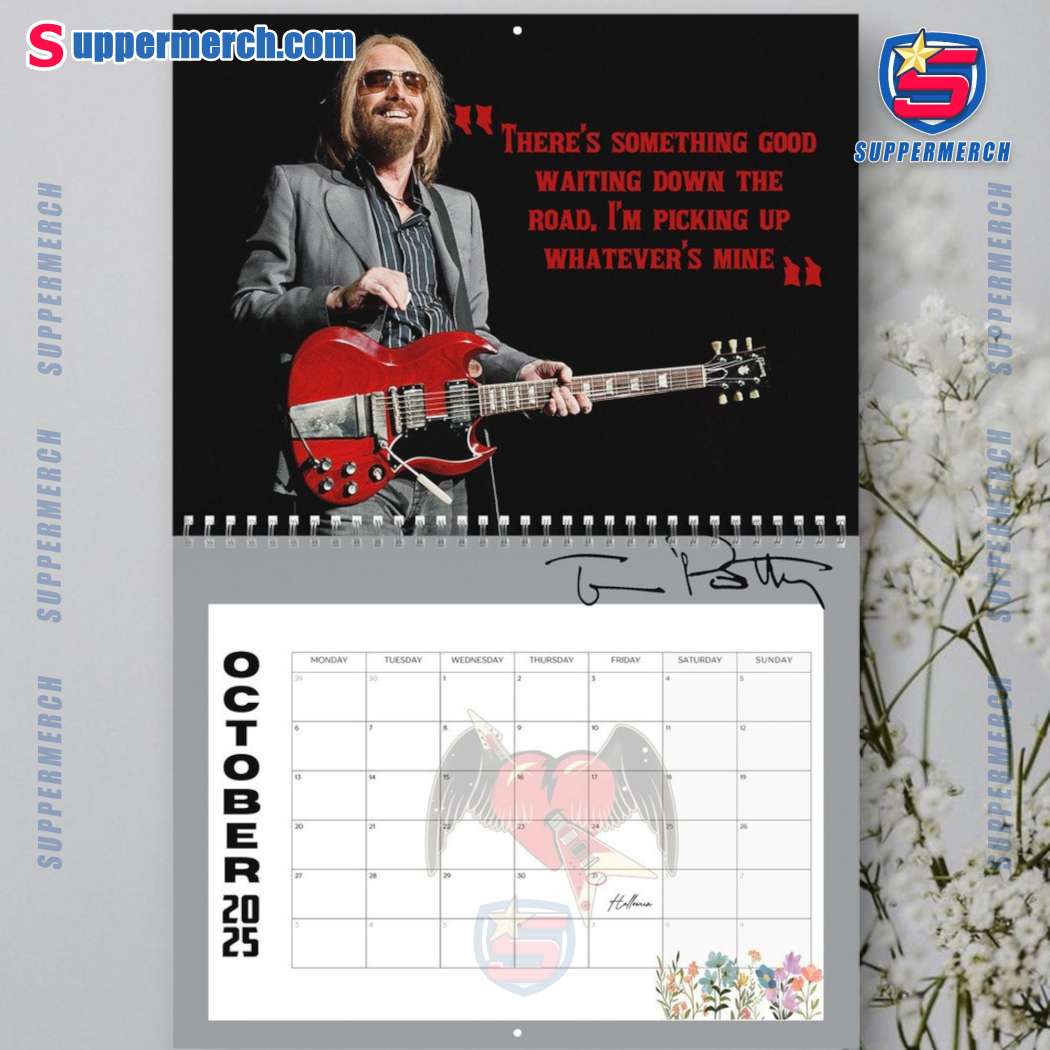 Tom Petty Wall Hanging Calendar 2025-c JjBCUGy