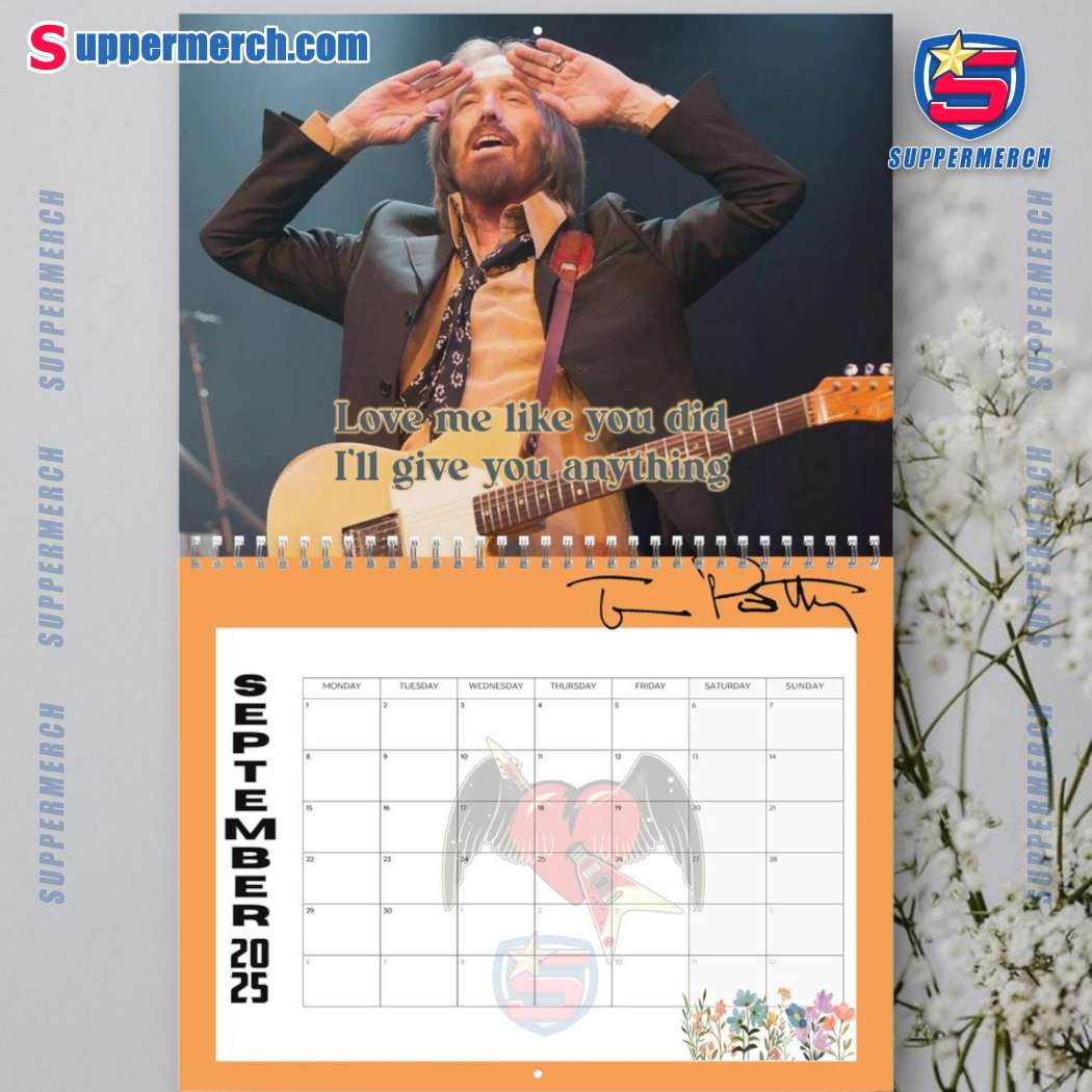 Tom Petty Wall Hanging Calendar 2025-x yxzK2Pi