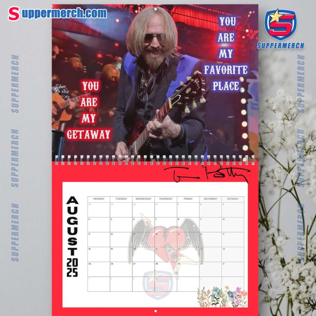 Tom Petty Wall Hanging Calendar 2025-y arI7RHZ